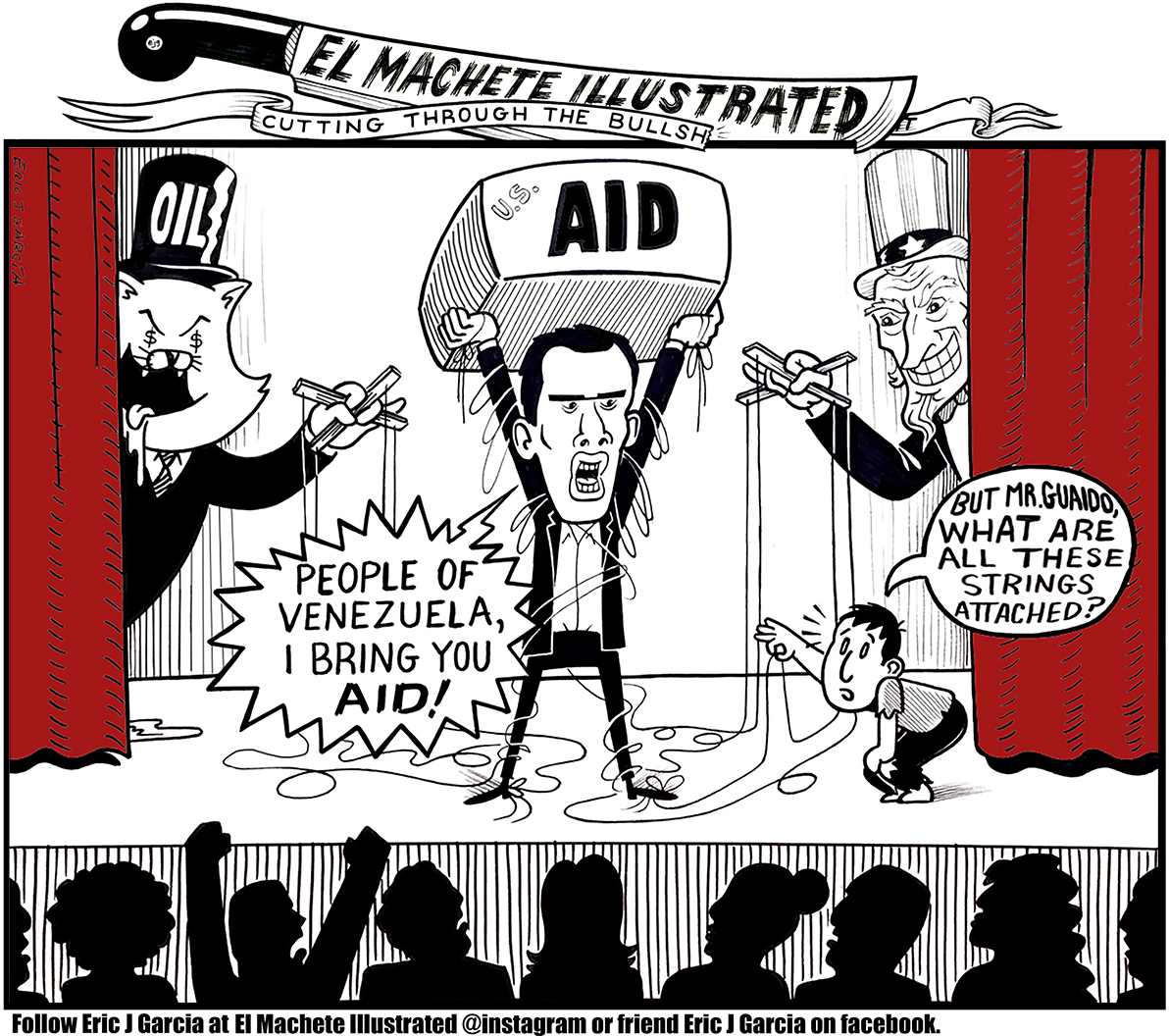 Does proposed U.S. aid to Venezuela have strings attached? (toon) POCHO