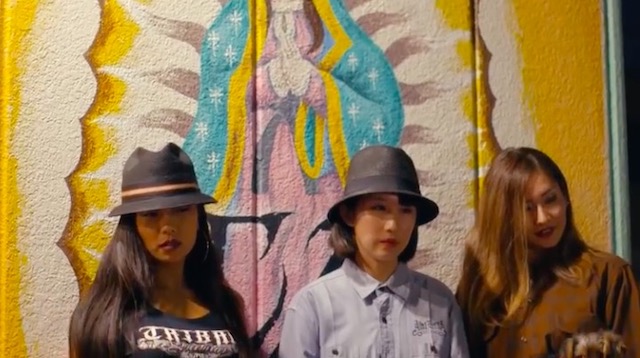 ¡Mira! Japanese chicas who dress like cholas I mean Chicanas (video