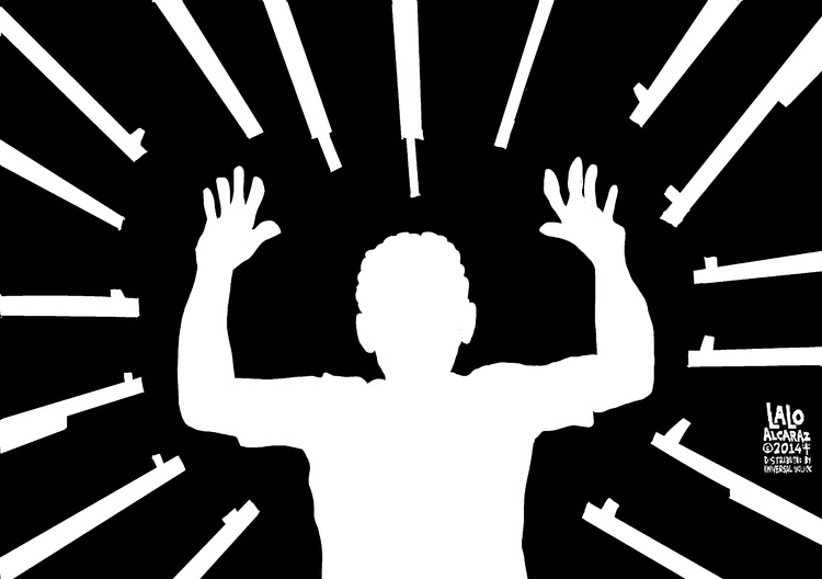 Hands up! Don't shoot! - POCHO