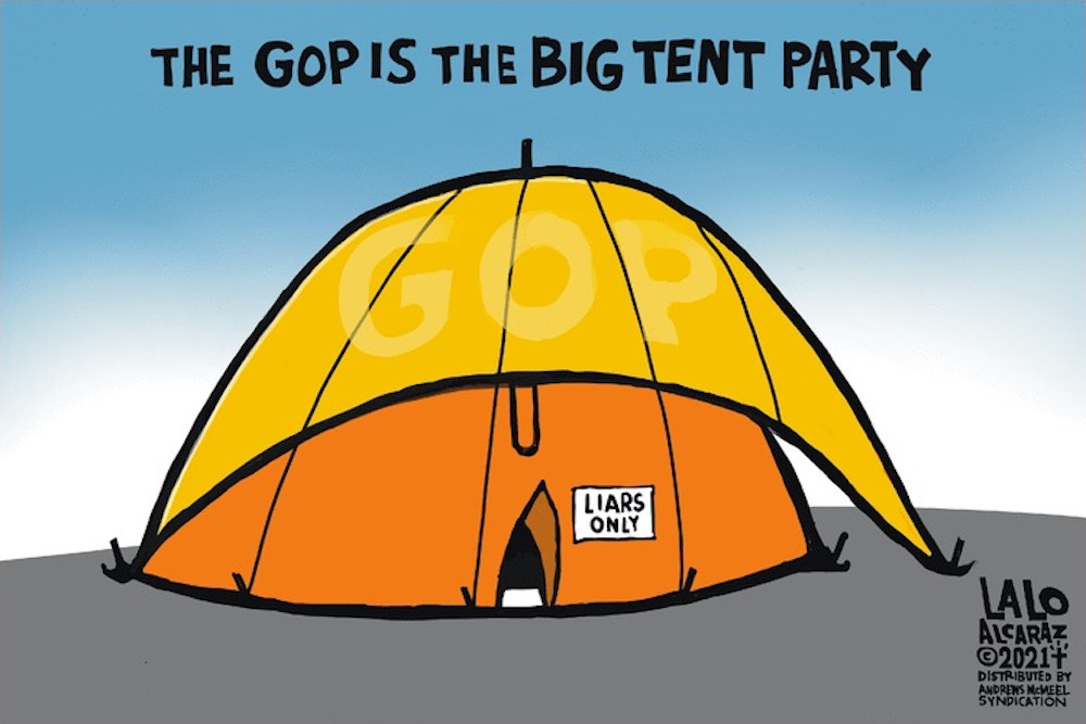 Wassup with today's GOP? It's the BIG TENT Party! POCHO